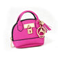 🎉 LIMITED TIME 50% OFF! 🐚 Mini Shell Bag Keychain – PU Leather Lipstick Coin Purse with Golden Padlock & Tassel ✨