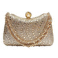 🎉 LIMITED TIME 50% OFF! 💎 Elegant Pearl Clasp Evening Clutch Bag – Rhinestone Embellished, 3-in-1 Wear & Dumpling Silhouette ✨