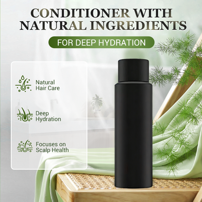 🎉 LIMITED TIME 50% OFF! 🌿 Natural Ingredients Conditioner for Deep Hydration – Coconut Oil, Aloe & Argan Oil – pH-Balanced & 100% Natural ✨