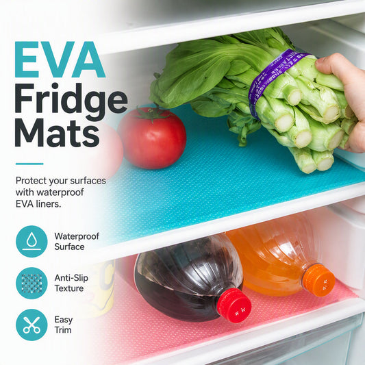 🧊 LIMITED TIME 50% OFF! Stop Sticky Mess Before It Spreads – Cut-to-Size Fridge Liners, Washable & Non-Slip. UK Stock 🇬🇧