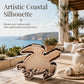 🐢 LIMITED TIME 50% OFF! Creative Wood Sea Turtle Shell Organizer – Laser-Cut Schima Superba, Acrylic Panel & Coastal Aesthetic ✨