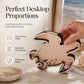 🐢 LIMITED TIME 50% OFF! Creative Wood Sea Turtle Shell Organizer – Laser-Cut Schima Superba, Acrylic Panel & Coastal Aesthetic ✨