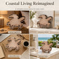 🐢 LIMITED TIME 50% OFF! Creative Wood Sea Turtle Shell Organizer – Laser-Cut Schima Superba, Acrylic Panel & Coastal Aesthetic ✨