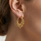 🎉 LIMITED TIME 50% OFF! 💫 Vintage Stainless Steel Bohemian Hoop Earrings – Delicate Beaded Design, Lightweight & Polished Finish ✨