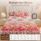 🌸 LIMITED TIME 50% OFF! 3-Piece Floral Ruffled Bed Skirt – Decorative Bedroom Bedding Set with Pillowcases ✨