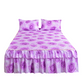 🌸 LIMITED TIME 50% OFF! 3-Piece Floral Ruffled Bed Skirt – Decorative Bedroom Bedding Set with Pillowcases ✨