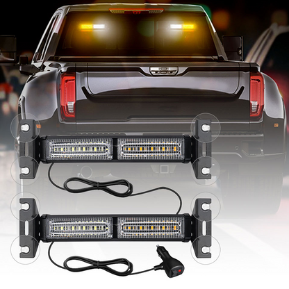 🎉 2026 Sale — Over 16,800 Sold!🚨 High-Visibility LED Strobe Light Bar – Suction Cup Mount ✨