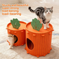 🐱 LIMITED TIME 50% OFF! A Cute Carrot in Your Living Room – Plush Cat Cave Bed That Looks as Good as It Feels. Free UK Delivery 🇬🇧