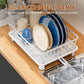 🎉 LIMITED TIME 50% OFF! 🍽️ 360° Rotating Spout Kitchen Dish Rack – Large Capacity, Sturdy Iron Frame & Multi-Zone Storage ✨
