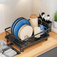 🎉 LIMITED TIME 50% OFF! 🍽️ 360° Rotating Spout Kitchen Dish Rack – Large Capacity, Sturdy Iron Frame & Multi-Zone Storage ✨