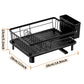 🎉 LIMITED TIME 50% OFF! 🍽️ 360° Rotating Spout Kitchen Dish Rack – Large Capacity, Sturdy Iron Frame & Multi-Zone Storage ✨