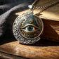 🎉 LIMITED TIME 50% OFF! 👁️ Vintage All Seeing Eye Pendant Necklace – Intricate Motif, Lightweight Zinc Alloy & Versatile Style ✨