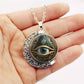 🎉 LIMITED TIME 50% OFF! 👁️ Vintage All Seeing Eye Pendant Necklace – Intricate Motif, Lightweight Zinc Alloy & Versatile Style ✨