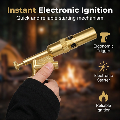 🎉 LIMITED TIME 50% OFF! 🔥 Portable Multi-Function Invertible Butane Torch – Heavy-Duty Copper-Zinc, Instant Ignition & 1300°C Flame ✨