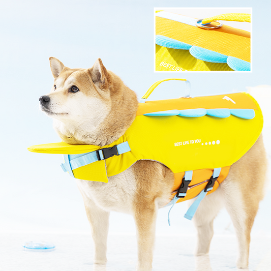 🎉 LIMITED TIME 50% OFF! 🐶 High Floatation Dog Life Jacket for Swimming – Enhanced Buoyancy, Rescue Handle & Breathable Material ✨