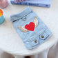 🎉 LIMITED TIME 50% OFF! 👗 Cute Princess Denim Dog Jacket – Stylish Adjustable Clothing for Small & Medium Dogs, Soft Washed Denim with Bow Accent 🐩✨