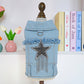 🎉 LIMITED TIME 50% OFF! 👗 Cute Princess Denim Dog Jacket – Stylish Adjustable Clothing for Small & Medium Dogs, Soft Washed Denim with Bow Accent 🐩✨