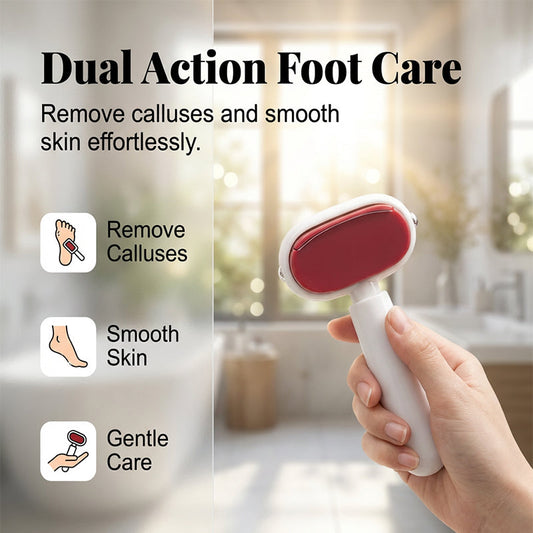 ⏰🔥 LAST DAY SALE 50% OFF! 🏆 Double-Sided Foot Scraper – Easily Removes Calluses and Dead Skin – Premium Stainless Steel & Travel Ready ✨🦶