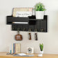 🎉 2026 SALE 50% OFF! 🔥 Wall-Mounted Mail & Key Holder – Over 25,700 Sold! Spacious Basket, Display Shelf & Heavy-Duty Hooks ✨