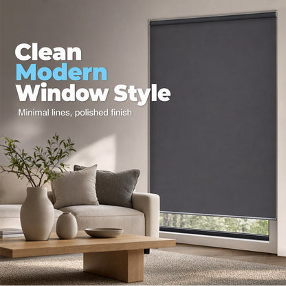 🎉 LIMITED TIME 50% OFF! 🪟 Motorized Blackout Blinds with Remote – Smart Roller Shade, Complete Light Blocking & Clean Modern Design ✨