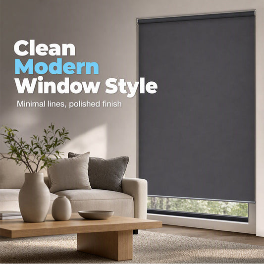 🎉 LIMITED TIME 50% OFF! 🪟 Motorized Blackout Blinds with Remote – Smart Roller Shade, Complete Light Blocking & Clean Modern Design ✨