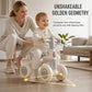📢 LIMITED TIME 50% OFF! ⏰ Baby Toddler Balance Bike with Music & Lights – 4-Wheel Stability, LED Fun & Lightweight Frame 🚲✨