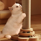 🎉 LIMITED TIME 50% OFF! 🐱 Multifunctional Cat Activity Center with Scratcher and Toys – Sisal Post, Ball Track & Interactive Feather Toy ✨
