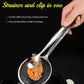 ⏳ 50% OFF! ✨ 2-in-1 Stainless Steel Food Tongs & Oil Strainer – Integrated Fine Mesh, Durable 410 Steel & Ergonomic Comfort Handle – Scoop, Drain & Hold Fried Foods with Ease 🥢