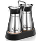 📢 LIMITED TIME 50% OFF! ⏰ Penguin Design Salt and Pepper Shaker Set – Cute Shape, 304 Stainless Steel & Precision Dispensing Lid 🐧✨
