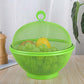 🍎 LIMITED‑TIME 50% OFF! 🧺 Fruit Basket with Lid – Breathable, Drainable, Insect Proof 🍇