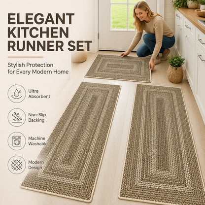 🏡✨ 50% OFF!  Elegant Woven Runner Rug – Non-Slip, Fast-Absorbing & Premium Craftsmanship – Over 16,829 Beautiful Floors & Counting! 🛡️