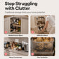 🛒 50% OFF! ✨ Multi-Tier Foldable Storage Organizer with Wheels – 360° Locking Wheels, Precision-Engineered PP Construction & Space-Saving Collapsible Design – Organize Every Room Effortlessly 📦