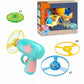 🪁 50% OFF! ✨ LED Flying Disc Launcher Gun Toy – One-Click Launch, Battery-Free Mechanical Design & Durable ABS – Active Play for Kids & Cats, Perfect for Family Bonding 🐈