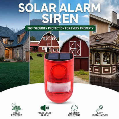 🎉 LIMITED TIME 50% OFF! 🌞 Outdoor Solar Powered Animal Repeller – 110dB Alarm, IR Motion Sensor & IP65 Weatherproof ✨