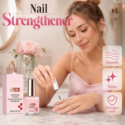 💅 50% OFF! ✨ Nail Strengthener & Ridge Filler for Weak Thin Nails – Deep Fortifying Anti-Breakage Formula, Smooth Ridge-Filling Concealing Base, Ultra-Glossy Salon Finish & Continuous Growth Shield Protection – 1 Color ✨