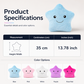 🎉 LIMITED TIME 50% OFF! ⭐ Cute Smiling Star Glowing Plush Pillow – Ultra-Soft, LED Illumination & Iconic Star Shape ✨