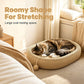 🎉 LIMITED TIME 50% OFF! 🐱 Wear-Resistant Sisal Cat Scratcher Bed – Durable Scratching Surface, Roomy Oval Shape & Included Cat Toy ✨