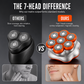🎉 LIMITED TIME 50% OFF! 🧔 Men's Electric Bald Head Shaver – 7-Head Floating Matrix, Magnetic Cleaning & Ergonomic Grip ✨