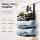 🎉 LIMITED TIME 50% OFF! 🚪 Over-the-Door Towel Rack with Storage Shelf – No-Drill Bathroom Organizer, Carbon Steel & Rustproof Finish ✨