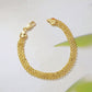 🎉 LIMITED TIME 50% OFF! ✨ 14K Gold-Plated Wide Woven Mesh Bracelet – Elegant Statement Piece, Lightweight & Hypoallergenic ✨