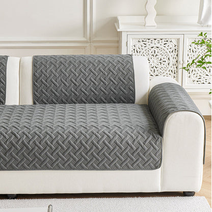 ⏳ LIMITED TIME 50% OFF! ⏰ Soft Non-Slip Waterproof Sofa Protector Cover – Elegant Texture, Silicone Backing & Machine Washable 🛋️✨