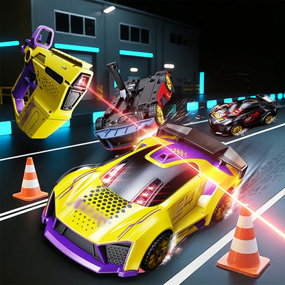 🎉 LIMITED TIME 50% OFF! 🚗 2-in-1 Remote Control Car Gun Launcher Toy Set – Interactive Battle Mode, 2.4GHz Wireless & Rechargeable ✨