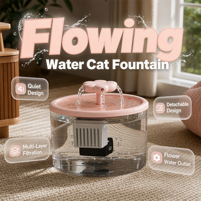 🎉 LIMITED TIME 50% OFF! 🐱 Automatic Circulating Pet Water Fountain – Filtered Freshness, Whisper-Quiet & 1500ml Capacity ✨