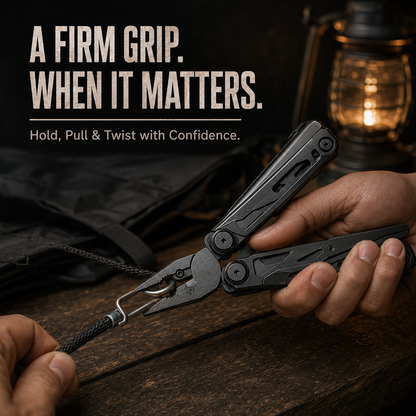 🛠️  ⚙️ Portable Folding Multi‑Tool Pliers with Pouch – Sturdy, Compact, Multi‑Functional ✨