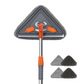 🎉 LIMITED TIME 50% OFF! 🧹 Triangular Cleaning Mop with Extendable Pole – Reach High Ceilings & Narrow Corners Safely – Streak-Free Glass & 360° Swivel ✨