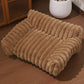 🎉 LIMITED TIME 50% OFF! 🛋️ Cozy Sofa Pet Bed – Ultra-Comfortable, Raised Bolster Edges & Super-Soft Ribbed Plush – Fits Cats & Dogs ✨
