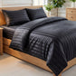 📢 LIMITED TIME 50% OFF! 🛏️ Premium Hotel Style Bedding Set – Luxury Satin Stripe, 120G High-Density Fabric & Elegant Design ✨