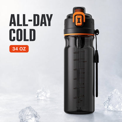 🎉 LIMITED TIME 50% OFF! 🏃 Outdoor Sports Water Bottle with Spray Mist – One-Touch Cooling, 750ml & Leak-Proof ✨