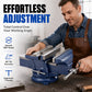 🔩 Wide‑Opening Bench Vise – Heavy‑Duty, Adjustable, Precise ✨