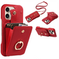 🎉 LIMITED TIME 50% OFF! 📱 Crossbody Wallet Phone Case – RFID Blocking, Accordion Card Slot & Detachable Strap – Litchi Pattern PU Leather ✨
